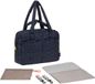 Lässig Luiertas Schoudertas met laptopvak Everyday Bag Leo Blue Donkerblauw