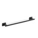 Gedy Atena Handdoekstang, 45 cm, mat zwart