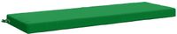 vidaXL Bankkussen SOEST 100% Polyester Groen 140 x 50 x 8 cm