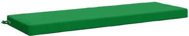 vidaXL Bankkussen SOEST 100% Polyester Groen 140 x 50 x 8 cm