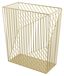 OEM Metalen afvalbak, 6 gallon, goudkleurig, langwerpig