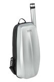 GEWA Space Bag Zilver met strijkstoketui - Vioolkoffer/rugzak voor 4/4-3/4 violen - Polycarbonaat buitendeksel - Ergonomische achterkant - Accessoirevakken