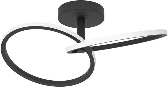 Eglo Congiunti Plafondlamp - LED - Zwart, Wit