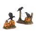 Department 56 Zubehör für Dörfer Halloween Raben, 4,5 cm (4030786)