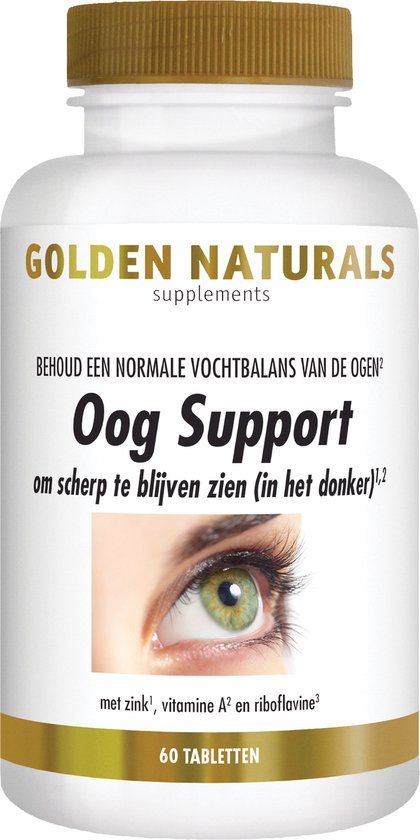 Golden Naturals Oog Support - 60 Vegan Tablets