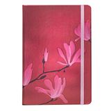 Idena 13888 - Afsprakenkalender 2023, rode magnolia, 90 x 140 mm, 176 pagina's, 1 week op 1 pagina, agenda