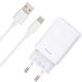 LEYF & Mirtech USB-oplader, 18 W en USB A naar USB C oplaadkabel (1 m), QC Quick Charge 3.0, voeding, wandlader, reisoplader, stroomadapter compatibel met Samsung Galaxy Series