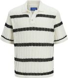 JACK&JONES JORFINN KNIT SS POLO Heren Polo's XS Sea Salt