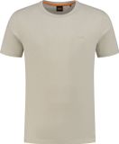 BOSS T-shirt Tegood Greige - Maat XXL - Heren - Casual T-shirts