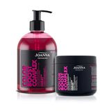 JOANNA Professional Color Boost complex - shampoo en haarspoelingsset voor vrouwen - kleurverbeterende - neutralisatie van ongewenste gele tinten - roze-grijs en warme kleur roze