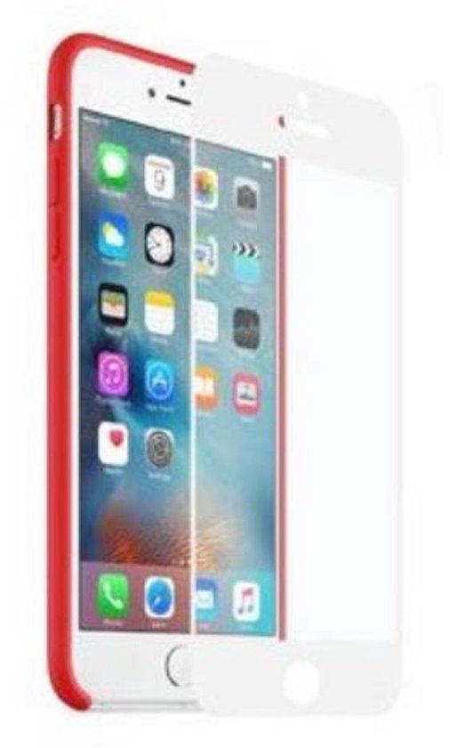 MYWAY Screenprotector voor iPhone 6/6S - EASY GLASS CASE FRIENDLY Tempered Glass, Wit