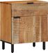 vidaXL Bedkast Bruin Massief Acacia Hout 50 x 33 x 60 cm