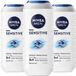 NIVEA Men Shampooing & Gel douche 3en1 Sensible - 3 x 250 ml