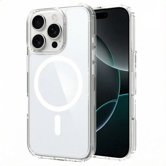 Accezz Xtreme Impact Backcover geschikt voor MagSafe - Transparant - Apple iPhone 16 Pro
