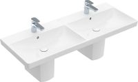 Villeroy & Boch Avento Dubbele Meubelwastafel 120x47cm Wit Alpin