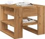 Maison Exclusive - Table basse, chêne artisanal, 55,5 x 55 x 45 cm, fibre de bois