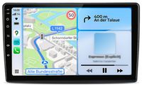 Autoradio 8 pouces Android avec CarPlay, navigation GPS, commande au volant (SWC), stockage 6+128 Go, 4G LTE, Wi-Fi, DSP et DAB+ pour Citroën C2/C3 (2001-2010), avec Bluetooth