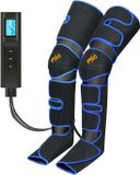 Good4You Professioneel Beenmassage & Voetmassage apparaat voor Bloedcirculatie - Zwart/Blauw