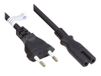 Alcasa P0370-S050 electriciteitssnoer Zwart 5 m