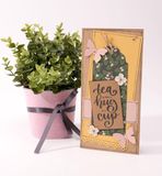 Florence Blanco Dubbele Kaarten - Kraft - 11,2 x 22 cm - 25 st. - Glad - 200 g