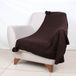 Bottega Tessile bankdeken chocolade 130 x 170 cm