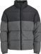 JACK&JONES JJMAZE PUFFER COLLAR Heren Buitenjas Grijs Maat S