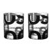 Kosta Boda Verre DOF Salong Betong 35 cl, lot de 2 Noir transparent