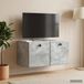 Maison Exclusive - Meuble TV mural 59,5 x 31 x 30 cm gris béton bois d'ingénierie
