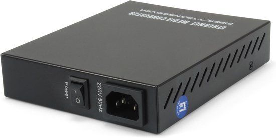 LevelOne GVM-1000 Gigabit Media Converter - RJ45 to SFP - Black