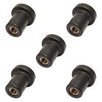 cyclingcolors 5 x rubberen moer M3 M4 M5 M6 stil blok auto motorfiets kuip voorruit (M6 (LR))