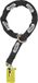 ABUS Kettingslot-schijfremslot combinatie - GRANIT™ Detecto XPlus 8077 2.0 yellow 12KS Black Loop