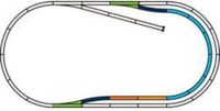 Piko H0 Piko A-rails 55320 Uitbreidingsset Set C