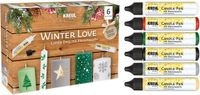 Kreul Winter Love - Set van 6 Kandelaarrenset