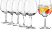 Stölzle Lausitz Gin & Tonic Glazen 630 ml Set van 6 – Kristalglas, Transparant, Vaatwasserbestendig
