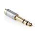 Allteq ALTQ-JCV-110 audio kabel 6.35mm male naar 3.5mm female zilver