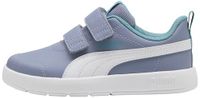 PUMA COURTFLEX V3 V PS Sneaker, Grijs Hemel Wit-Oostzee Blauw, 13 UK Kind, Gray Sky PUMA Wit Oostzee Blauw, 32 EU
