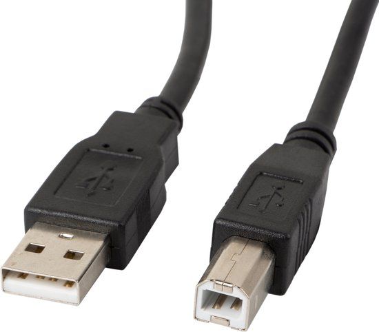 Lanberg CA-USBA-10CC-0050-BK USB-kabel - 5 m - Zwart