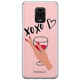 ERT GROUP mobiel telefoonhoesje voor Xiaomi REDMI NOTE 9 PRO/ 9S origineel en officieel erkend Babaco patroon XOXO 001 optimaal aangepast aan de vorm van de mobiele telefoon, hoesje is gemaakt van TPU