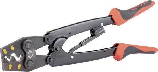 C.K T3676A Krimptang Ongeïsoleerde kabelverbinders 6 tot 25 mm²