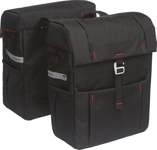 New Looxs Vigo Double - Double Pannier - 37 Liters - Black