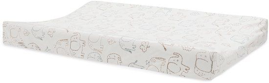 Jollein Aankleedkussenhoes Jersey Elephant Tales 50x70cm Katoen