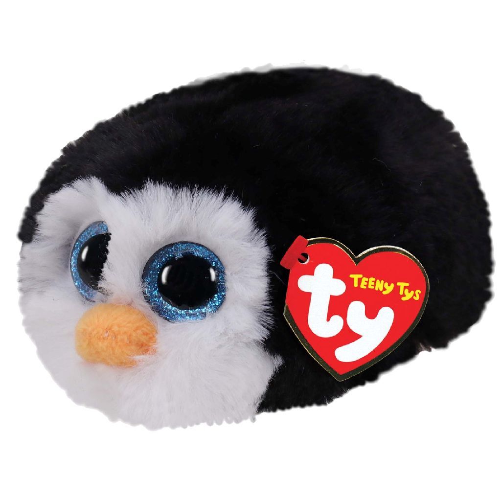 TY Teeny's Waddles Penguin 10cm - Knuffel - Zwart/Wit - 3+ jaar