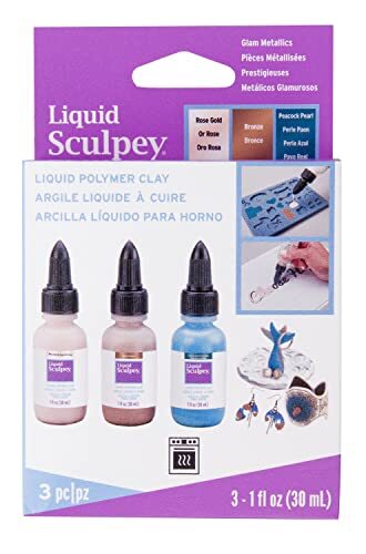 Sculpey ALSGLM1 Liquid Medium Glam, Glas Metal