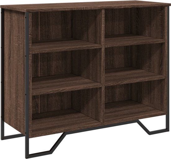 vidaXL Dressoir - Bruin Eikenkleur - 91x35,5x74,5 cm