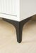 B&B Anchor Series Pieds de meuble Acier noir mat 100 mm