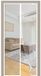 Shenzhen Haorui Industrial Technology Co., Ltd. Rideau anti-mouches magnétique - Protection contre les insectes pour portes - 80x210 cm - Blanc
