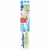 Jordan Tandenborstel Step 3 (6-9 jaar) - Blauw/Geel - 3 stuks