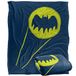 BATMAN Silky Touch Super Zachte Sprei Deken, 152 x 127 cm