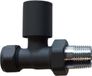 Linea Uno Robinet de radiateur droit anthracite Set de 2 - 8720618388018