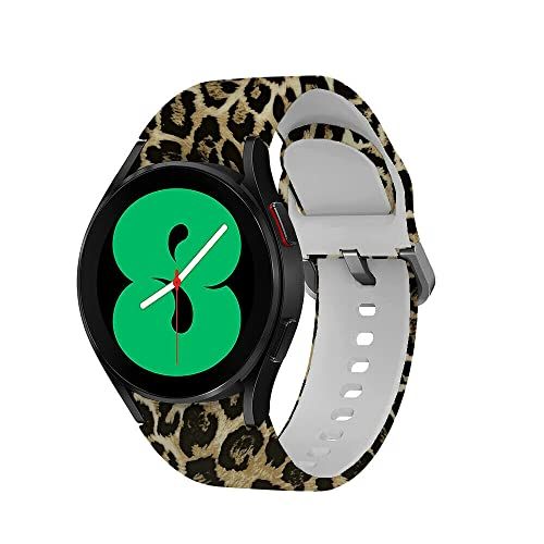 Strap-it Lucky Leopard - 40mm bandje - Geschikt voor Samsung Galaxy Watch 4